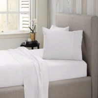 Bundle Bed Set Fitted Sheet Queen Size TC180 (1 Fitted Sheet, 2 Pillows Case & 1 Bolster Case)