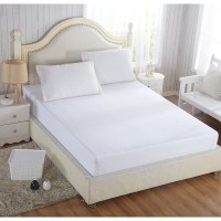 Plain White Bed Sheet 200T (King) 1Unit 6pcs