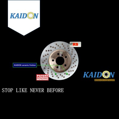 AUDI A3 disc brake rotor KAIDON (Rear) type "RS" spec