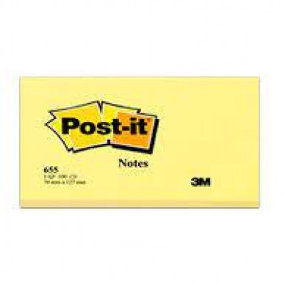 3M Post-it 3" x 5" Yellow Sticky Note