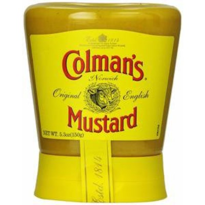 COLMAN'S MUSTARD Prepared Mustard Squeezy 150gm Bottle (6 Units Per Carton)
