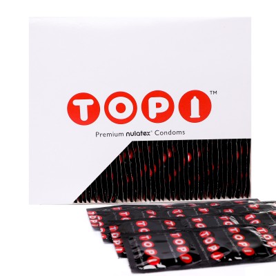 Nulatex TOPI Ribbed Condoms in Bulk Pack (144pcs)
