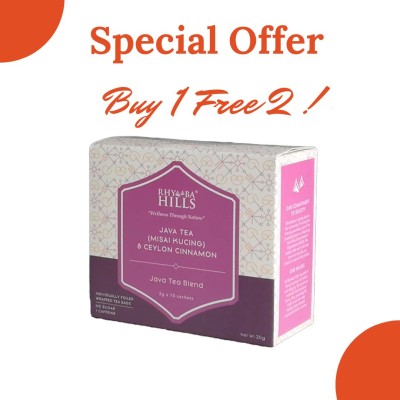 (Buy 1 Free 2) Rhymba Hills Java Tea Blend - 10's Sachets