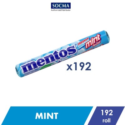 Mentos Roll - Mint 8x24x37g [1 carton]