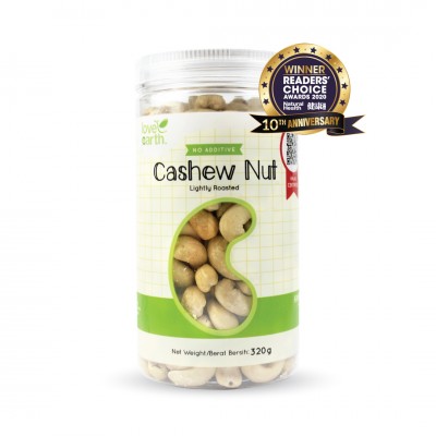 Lightly Roasted Cashew Nut 320g (12 Units Per Carton)