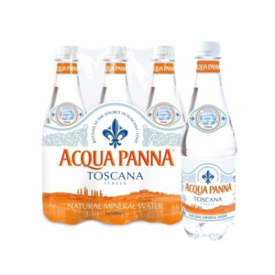 ACQUA PANNA Still Natural Mineral water PET 500ml (Plastic)