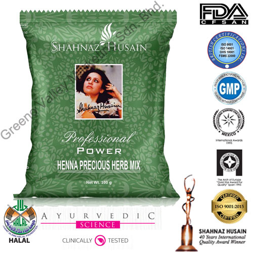 Shahnaz Husain 100% Pure Henna Precious Herb Mix - 100g