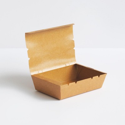 Plain Brown (Kraft) Lunch Box (400 Units Per Carton)