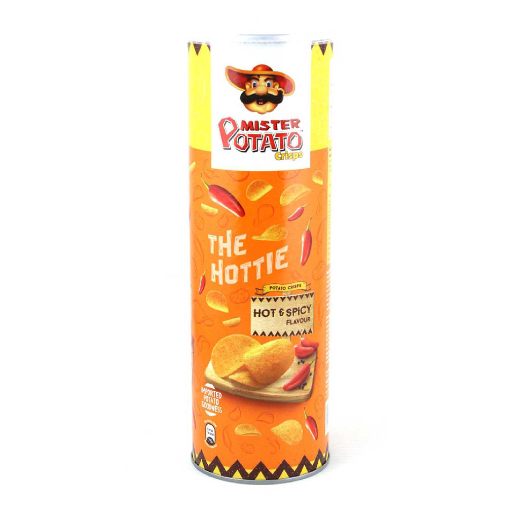 Mr. Potato Crisps Hot & Spicy Flavor 100% (150g x 14 unit carton)