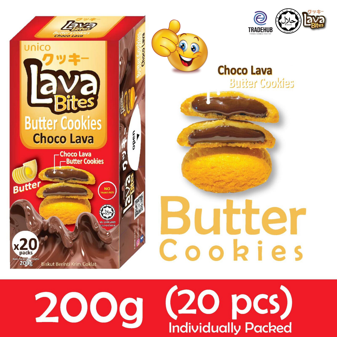 Lava Bite Butter Chocolate 200g x 30