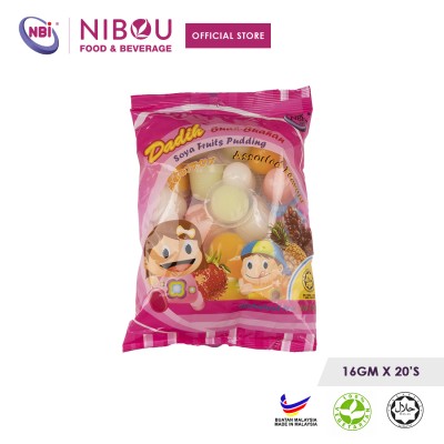 Nibou (NBI) DADIH Soya Fruits Pudding Assorted (16gm x 20's x 24)