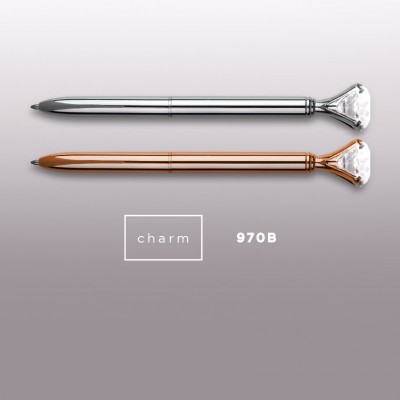 CHARM - Metal Ball Pen (500 Units Per Carton)