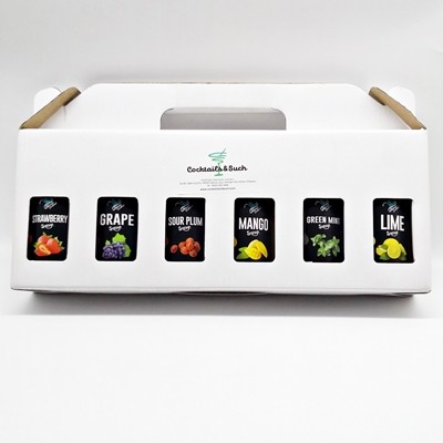 2 MINUTE COCKTAIL [PROMO: SYRUP SET OF 5 + FREE 1] 100ml Syrup Sample Set A (Lime, Sour Plum, Grape, Mango, Strawberry, Green Mint)