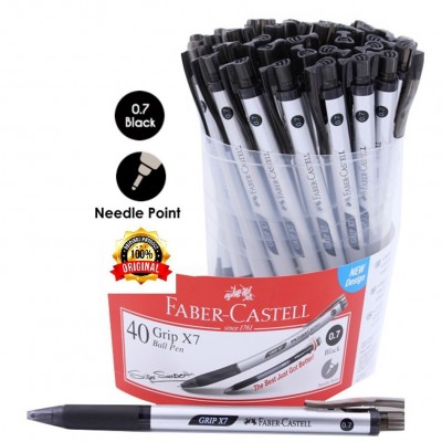 Faber-Castell Grip X Ball Pen, Tub of 40 pieces