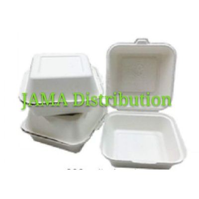 Biodegradable and Compostable Burger Box (600 Units Per Carton)