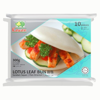 Lotus Leaf Bun (10 pcs - 300g) (12 Units Per Carton)