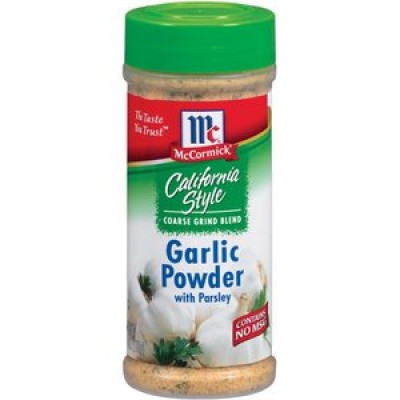 MCCORMICK Garlic Powder, California Style 170gm bottle (12 Units Per Carton)