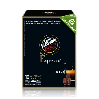CAFFE VERGNANO Arabica Nespresso Compatibles Capsules 5g 1x10pcs
