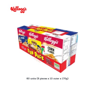 Kellog's Fun Pack 170g (10 Units Per Carton)