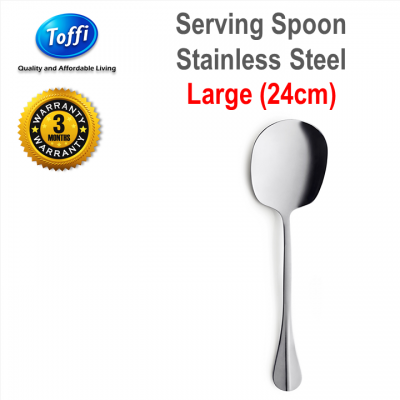 [TOFFI] Large Serving Spoon Stainless Steel  (F658)