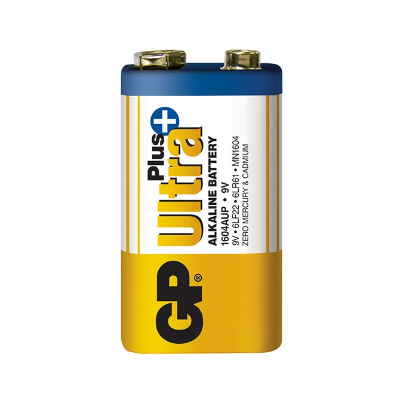 GP Ultra Plus Alkaline Battery 9V - GP1604AUP-C1 (10 Units Per Carton)