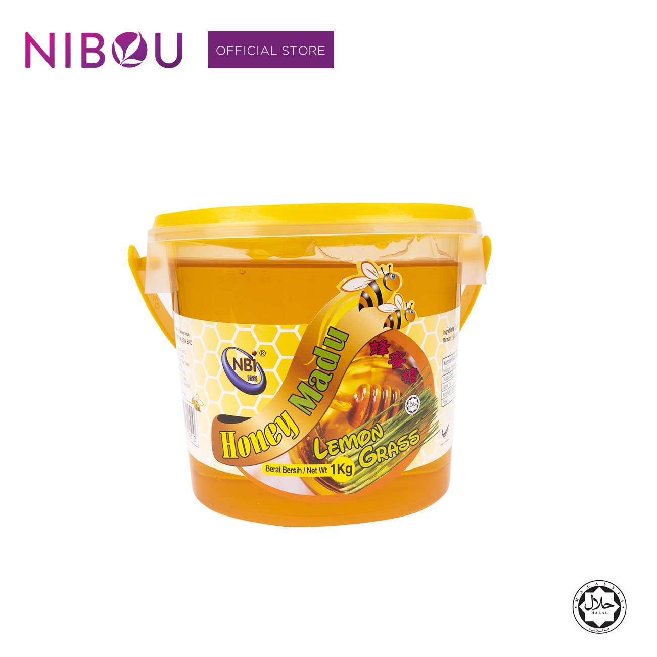 Nibou (NBI) BEBEE Honey Lemongrass (1kg x 12btl)