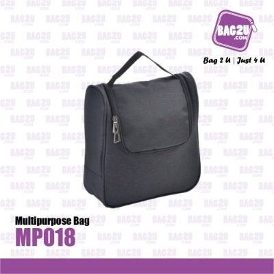 Bag2u Toiletry Bag (Black) MP043 (1000 Grams Per Unit)