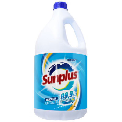 Sunplus Bleach - (Regular) 4 x 4 Lit (4 Units Per Carton)