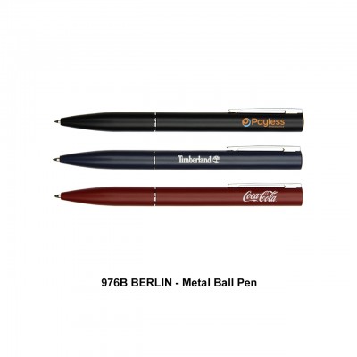 BERLIN - Metal Ball Pen (500 Units Per Carton)
