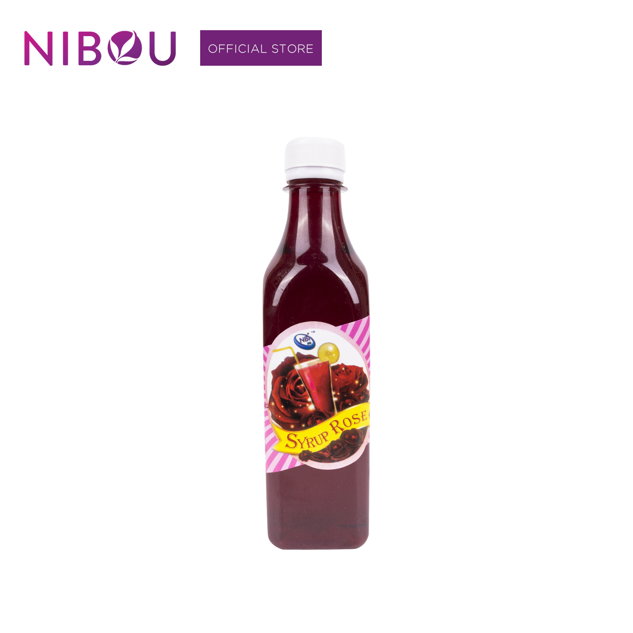 Nibou (NBI) Syrup Rose (350 ml x 24btl)