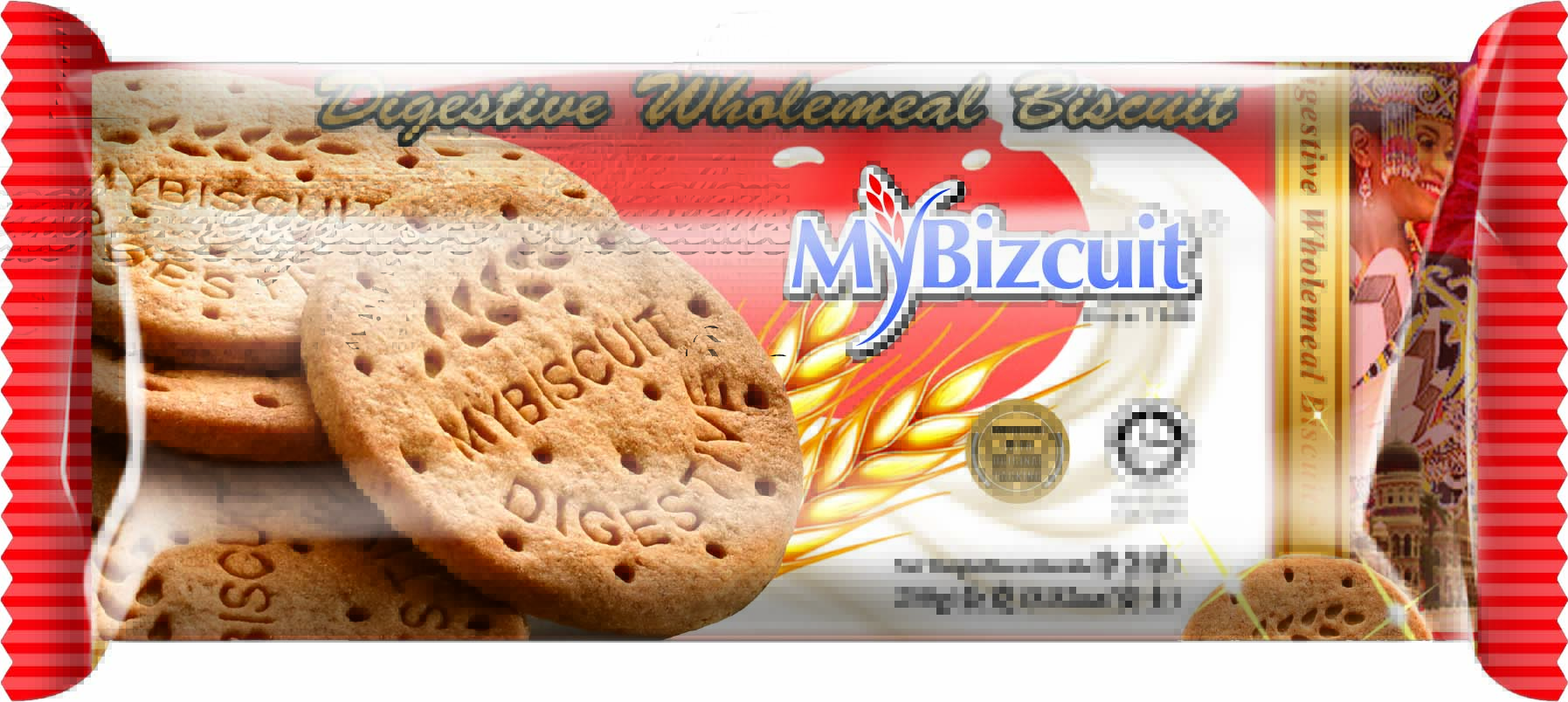 WD 01 - Digestives Wholemeal Biscuit (250 g Per Unit)