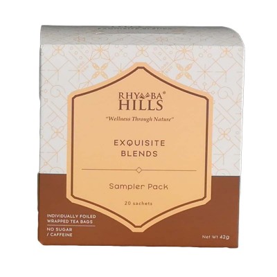 Rhymba Hills Exquisite Blends 20 Tea Sachets [12 Boxes   Carton] (1 Units Per Outer)