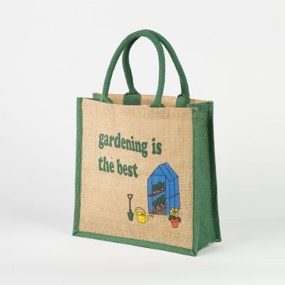# RBK 03 Gardening is the best - TOSSA Jute Gift Bag (50 Units Per Carton)