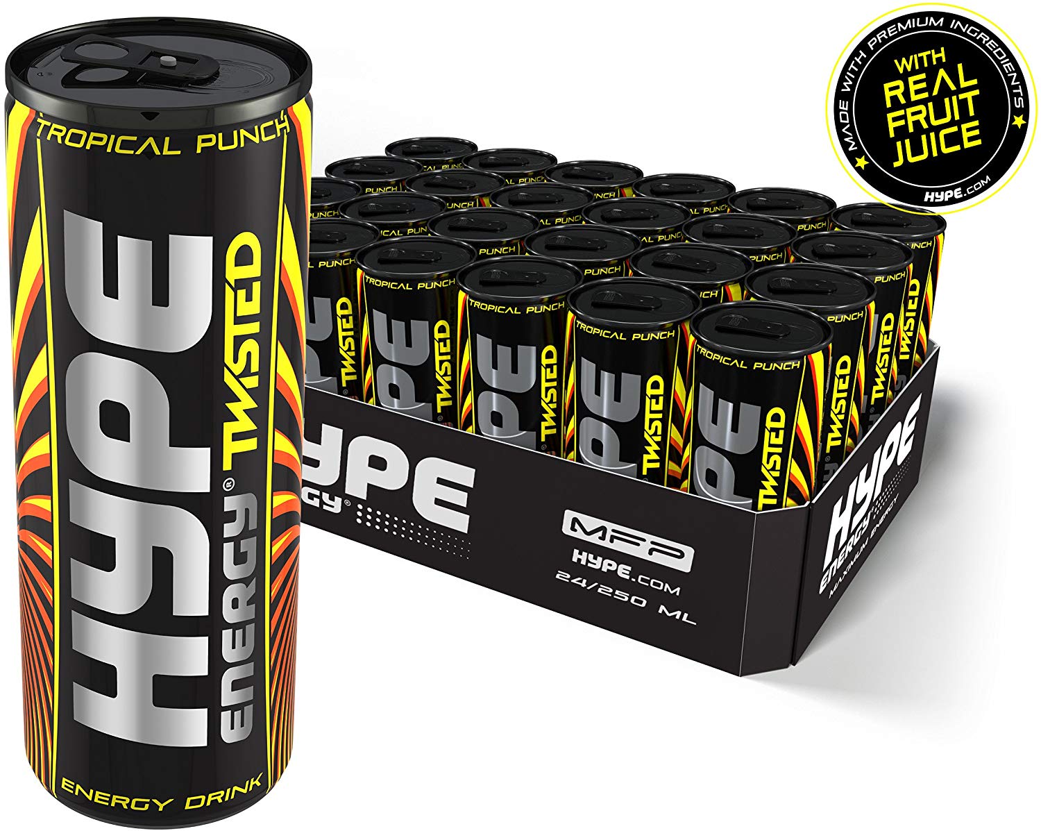 HYPE-TWISTED - TROPICAL PUNCH 1 ×24 (250ml each)