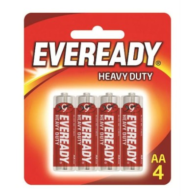 Eveready Heavy Duty Battery AA 4 pcs