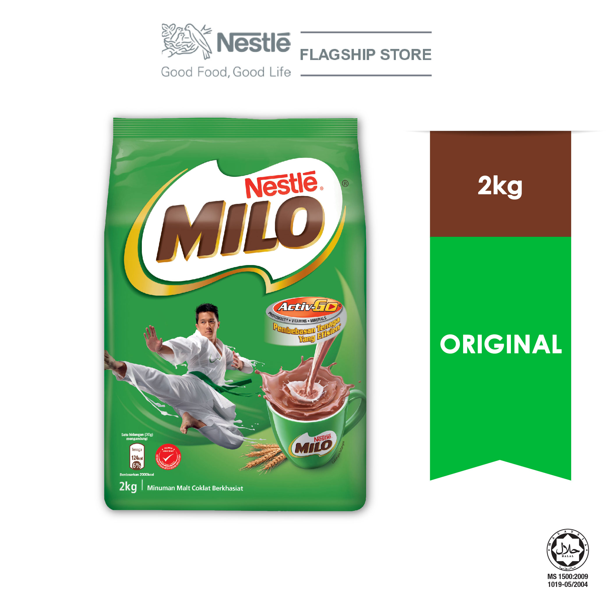 NESTLE MILO ACTIV-GO POWDER Soft Pack 2kg x 6 packs