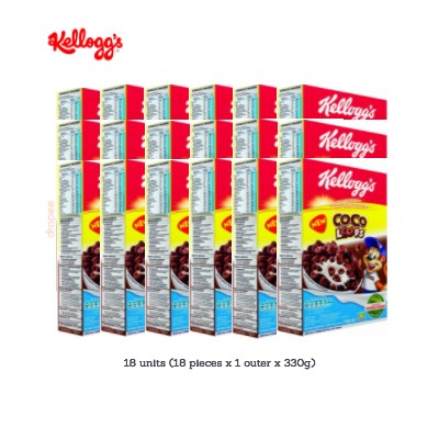 Kellog's Coco Loops 330g (18 Units Per Carton)