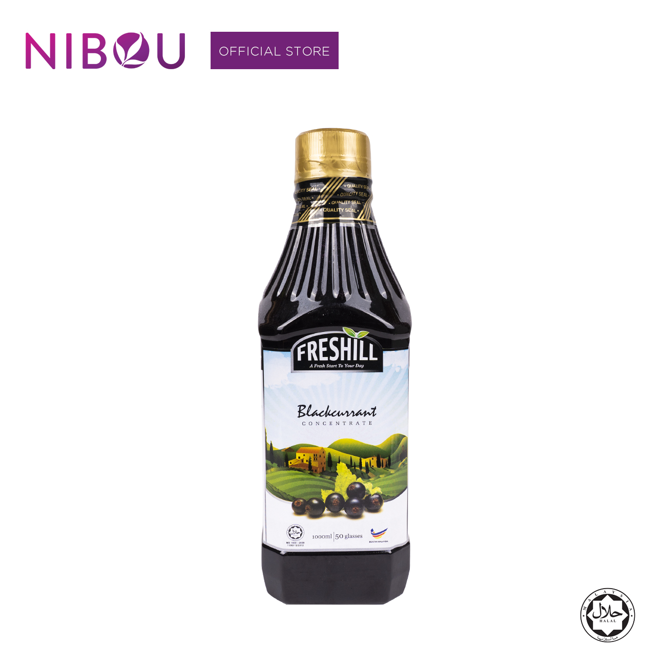 Nibou (NBI) FRESHILL Blackcurrant Concentrate (1l x 12btl)