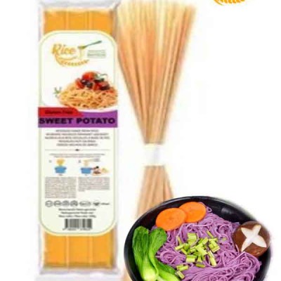 [HALAL & VEGAN Food Staple Groceries - NYLTECH]SweetPotato Rice Noodle Spaghetti(Gluten Free Noodle- Marketplace Harian) (20 Pack Per Carton)