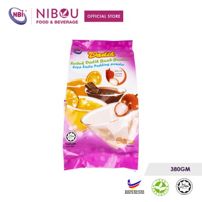 Nibou (NBI) DADIH Soya Fruits Lychee Pudding Powder (380gm X 24)