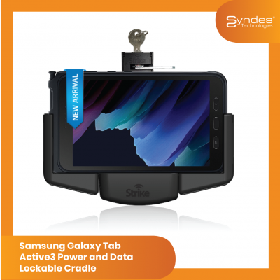 [PRE-ORDER] STRIKE Samsung Tab Active 3 Power and Data Lockable Cradle Anti-Theft