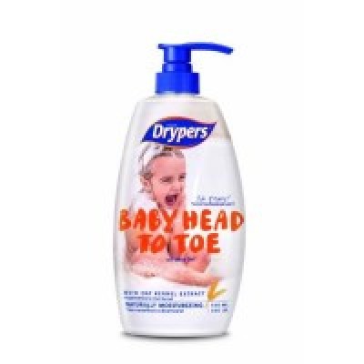[PRE ORDER ONLY ETA 12-14 Working Days] Drypers Baby Head to Toe 700mlx12