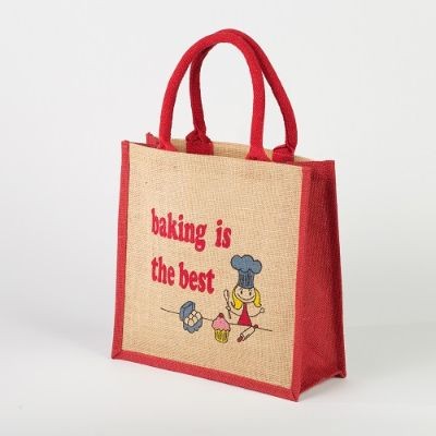 # RBK 06 Baking is the best - TOSSA Jute Gift Bag (50 Units Per Carton)