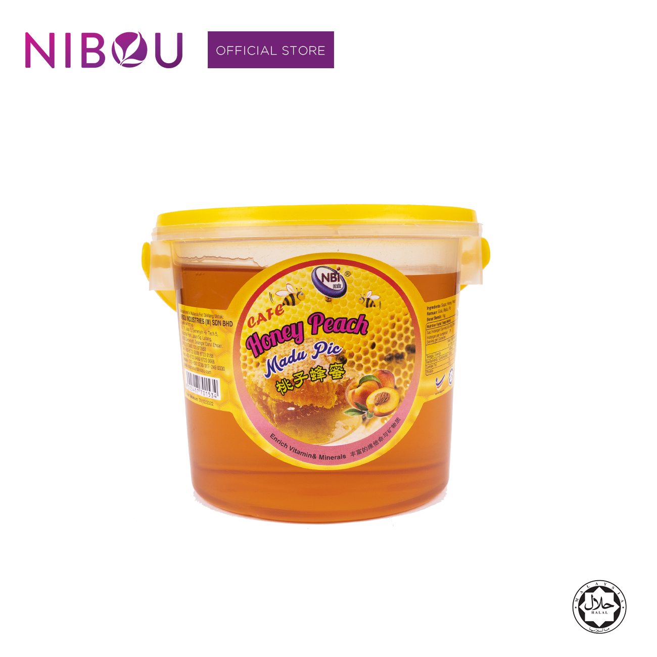 Nibou (NBI) BEBEE Honey Peach (1kg x 12btl)
