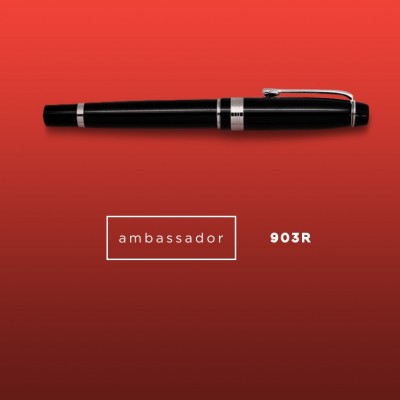 AMBASSADOR - Metal Roller Pen (500 Units Per Carton)