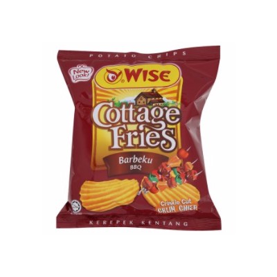 WISE Cottage Fries BBQ 65g (36 Units Per Carton)