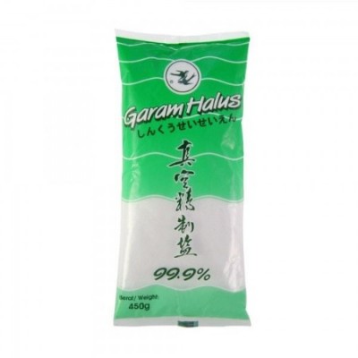 DOUBLE SWALLOW Fine Salt Garam Halus 99.9% (450g) (12 Units Per Carton)