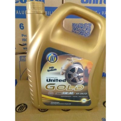 UNITED GOLD FULLY SYNTHETIC SAE 5W40 API SN CF (4L)