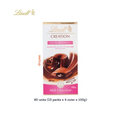 LINDT Creation Chocolate Fondant 100g (60 Units Per Carton)