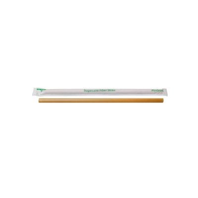 8mm x 8'' sugarcane straw  (5000 Units Per Carton)